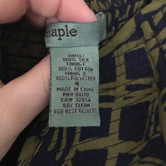 MAPLE by ANTHROPOLOGIE strapless dress - Picture 3 of 5